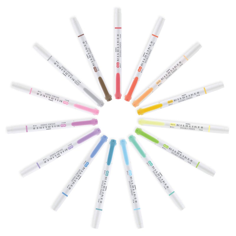 Zebra Pen Mildliner Dual-Tip Highlighters, Broad and Fine Tips, Ideal for Bible Highlighting, No Bleed, School Supplies, Teacher Supplies, and Office Supplies, Mild Green Ink, 12-Pack (78140upc) - Image 3